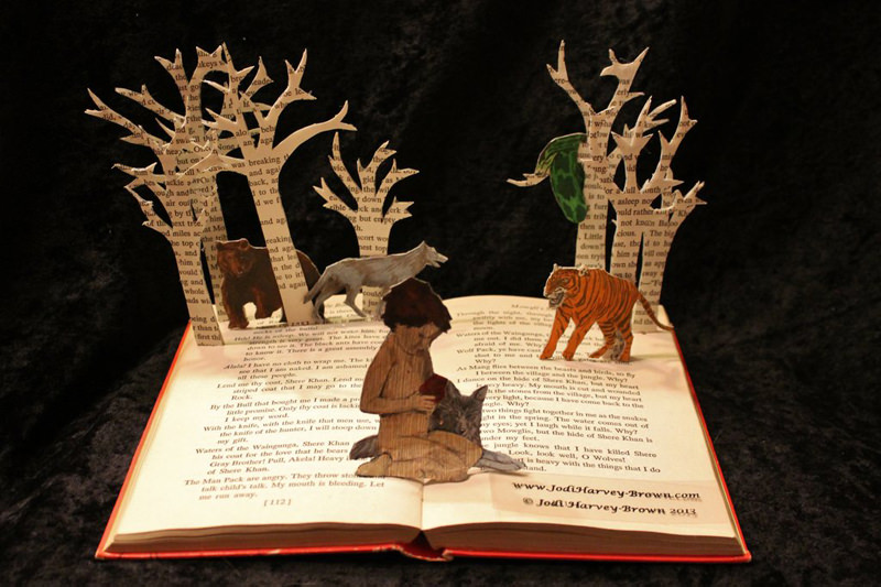 Book sculptures by Jodi Harvey-Brown – Looks Like Good Design